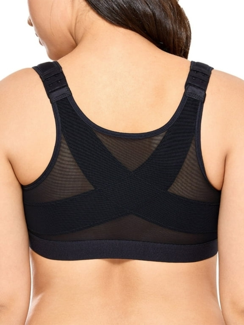NWT Black Delimira Posture Bra 46D